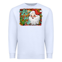 White ho ho ho santa claus Premium Sweatshirt - Jasminsmagicworld
