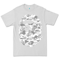 Dove Grey Gorilla Head Shot Premium Tee - linhVisuals