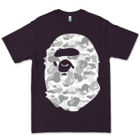 Plum Gorilla Head Shot Premium Tee - linhVisuals