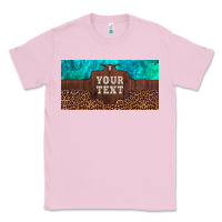 Bubblegum Pink preview custom name turquoise stone leopard bull skull license plate Classic Tee - Artiststas