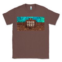 Chestnut preview custom name turquoise stone leopard bull skull license plate Classic Tee - Artiststas