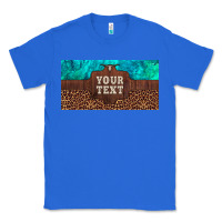 True Royal preview custom name turquoise stone leopard bull skull license plate Classic Tee - Artiststas