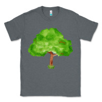 Charcoal Heather tree fa element 1 Classic Tee - FaDigitalArtStudio