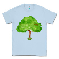 Dusty Blue tree fa element 1 Classic Tee - FaDigitalArtStudio
