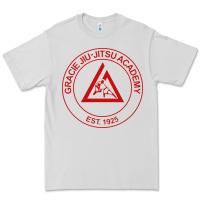 Dove Grey gracie jiu jitsu academy Premium Tee - linhVisuals