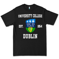 Black university college dublin Premium Tee - linhVisuals