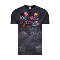 Cloud Black 100 days of school Vintage Tee - LillyAllenDesigns