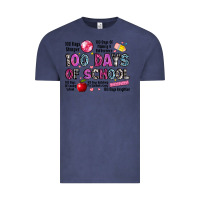 Vintage Denim 100 days of school Vintage Tee - LillyAllenDesigns