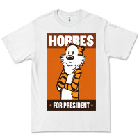 White hobbes for president Premium Tee - linhVisuals