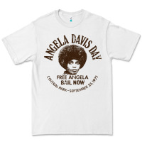 White angela davis day 70s black rights Premium Tee - linhVisuals