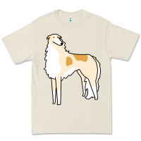 Bone borzoi Premium Tee - linhVisuals