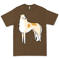 Cacao borzoi Premium Tee - linhVisuals