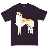 Plum borzoi Premium Tee - linhVisuals
