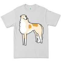 Dove Grey borzoi Premium Tee - linhVisuals