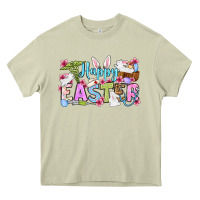 Mossy Happy Easter Nurse Heavy Core Tee - OliviaCreatesArt