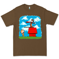 Cacao Calvin Hobbes Premium Tee - linhVisuals