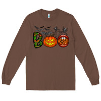 Chestnut boo halloween Long Sleeve Tee - CowhideDigitalArt