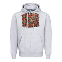 Easter Butterflies Background Zipper Hoodie | Teevron
