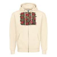 Sandshell Easter Butterflies Background Zipper Hoodie - RanaPortraitStore