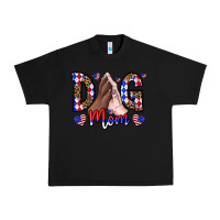 Black America Dog Mama Urban Heavy Tee - CowhideDigitalArt