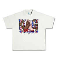 Pistachio America Dog Mama Urban Heavy Tee - CowhideDigitalArt
