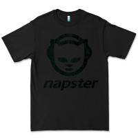 Black napster    napster Premium Tee - linhVisuals