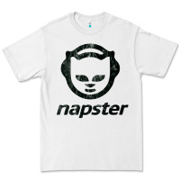 White napster    napster Premium Tee - linhVisuals
