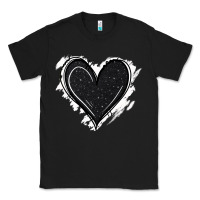 Black black glitter heart Classic Tee - Jasminsmagicworld