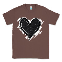 Chestnut black glitter heart Classic Tee - Jasminsmagicworld