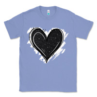 Colony Blue black glitter heart Classic Tee - Jasminsmagicworld