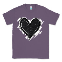 Lavender black glitter heart Classic Tee - Jasminsmagicworld