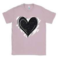 Lilac black glitter heart Classic Tee - Jasminsmagicworld