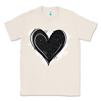 Natural black glitter heart Classic Tee - Jasminsmagicworld