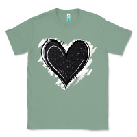Sage black glitter heart Classic Tee - Jasminsmagicworld