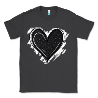 Smoke black glitter heart Classic Tee - Jasminsmagicworld