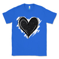 True Royal black glitter heart Classic Tee - Jasminsmagicworld