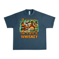 Midnight Navy chasing you like a shot of whiskey Urban Heavy Tee - Jasminsmagicworld