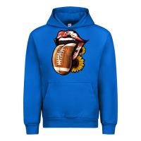Cobalt Football Tongue Urban Hoodie - Jasminsmagicworld