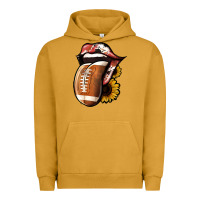 Pigment Peanut Butter Football Tongue Urban Hoodie - Jasminsmagicworld