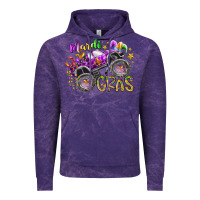 Cloud Purple mardi gras monster truck Vintage Hoodie - RacoonDesign