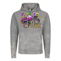 Cloud Rock mardi gras monster truck Vintage Hoodie - RacoonDesign