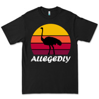 Black retro vintage allegedly ostrich Premium Tee - linhVisuals