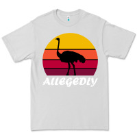 Dove Grey retro vintage allegedly ostrich Premium Tee - linhVisuals