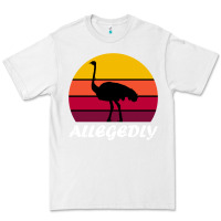 White retro vintage allegedly ostrich Premium Tee - linhVisuals