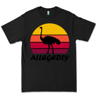 Black retro vintage allegedly ostrich Premium Tee - linhVisuals