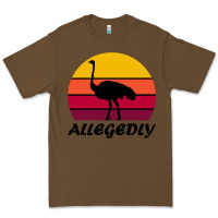Cacao retro vintage allegedly ostrich Premium Tee - linhVisuals