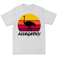 Dove Grey retro vintage allegedly ostrich Premium Tee - linhVisuals