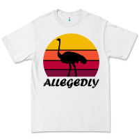 White retro vintage allegedly ostrich Premium Tee - linhVisuals