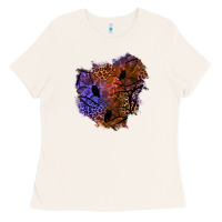 Bone halloween patch  4 Ladies Tee - BundleAndBundleShop