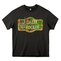 Asphalt Shamrockin' St. Patrick's Day Heavy Core Tee - OliviaCreatesArt